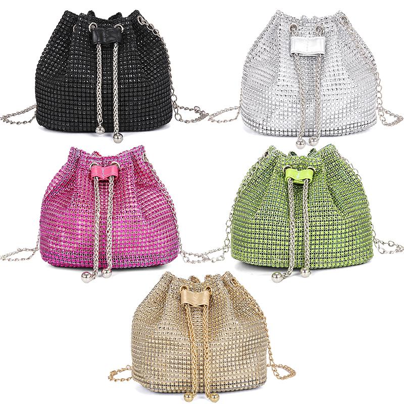 Luxury  Bucket Bag  Chain Shoulder Crossbody Bag For Women Personality Versatile Temperament Shoulder Bag