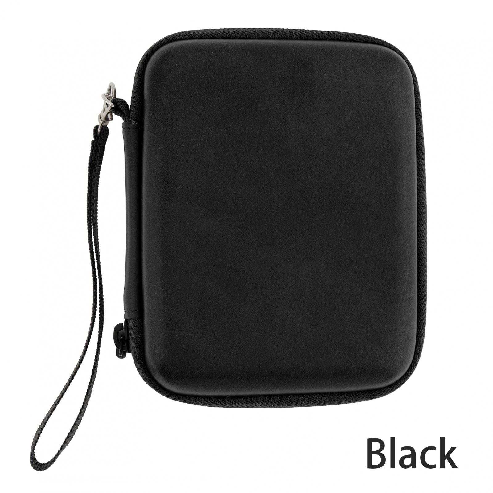 

Коробка для хранения медиатора, сумка большой емкости, медиаторы, струны, каподастры, аксессуары для гитары, организованный чехол-держатель с прорезью для медиатора чёрный