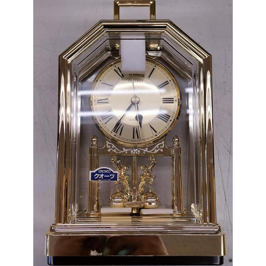 Used SEIKO QZ416G Table Clock