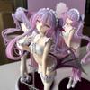 Up Studio Anime Figure Eve 1/6 Scale Pink Purple Twin Tails Succubus White Stockings Chain Model For Anime Fans