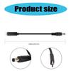 USB C PD to DC5521 12V Adapter Cable Power Charging Cord for Outdoor Use and Travel,Easy Connecting Electronic Accessory
