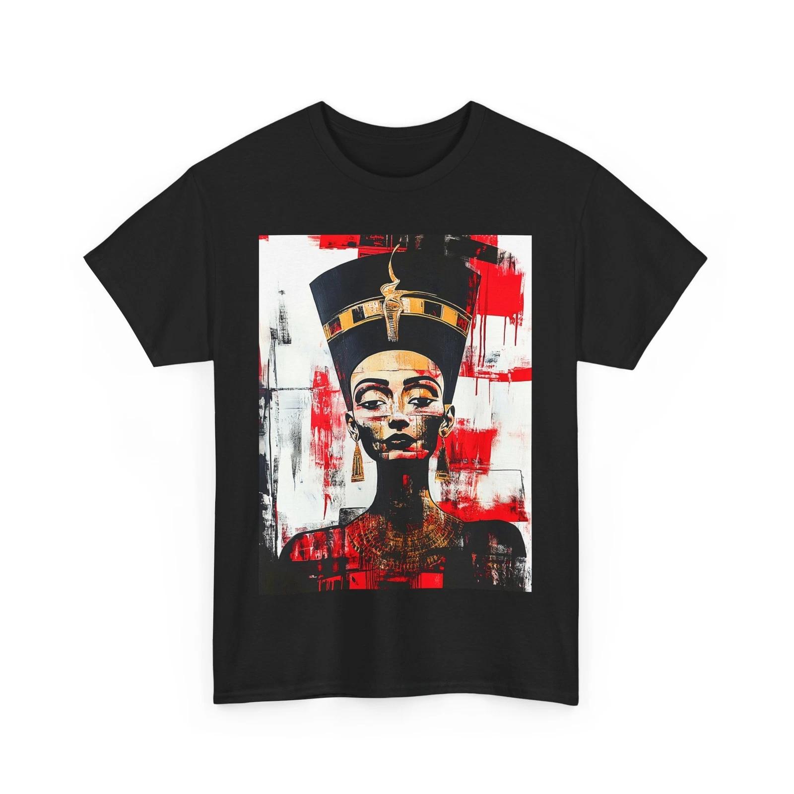 EGYPT QUEEN NEFERTITI Tshirt TEE STREET WEAR GRAFFITI ART GIFT MEN WOMEN SHIRT 4XL