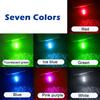 Mini USB Car Foot Light PC Auto Interior 7 Colors RGB LED Atmosphere Light Decorative Lamp Plug And Play Emergency Lighting