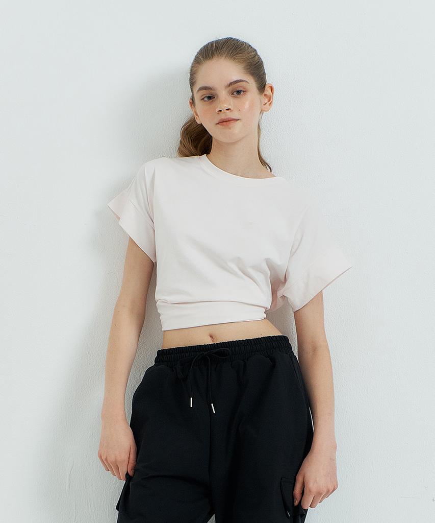 CIELCOCO Clwt8115 Sorona Back Slit Short Sleeve
