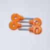 100Pcs Screw-In Wood Post Screw Great Insulation Angled Slot Fence Ring Insulator Rainproof Sunproof Electric Fencing Insulators