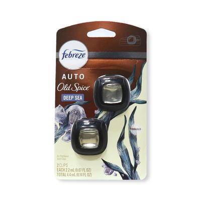 Febreze Voiture Old Spice Désodorisant Voiture Bouche d'Aération Climatiseur Voiture Clip Facile