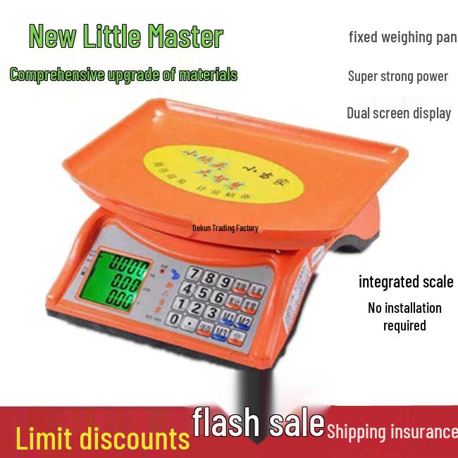 Little Chef 30kg Electronic Price Computing Kitchen Scale for Vegetables 802 Little Chef (10g precision)