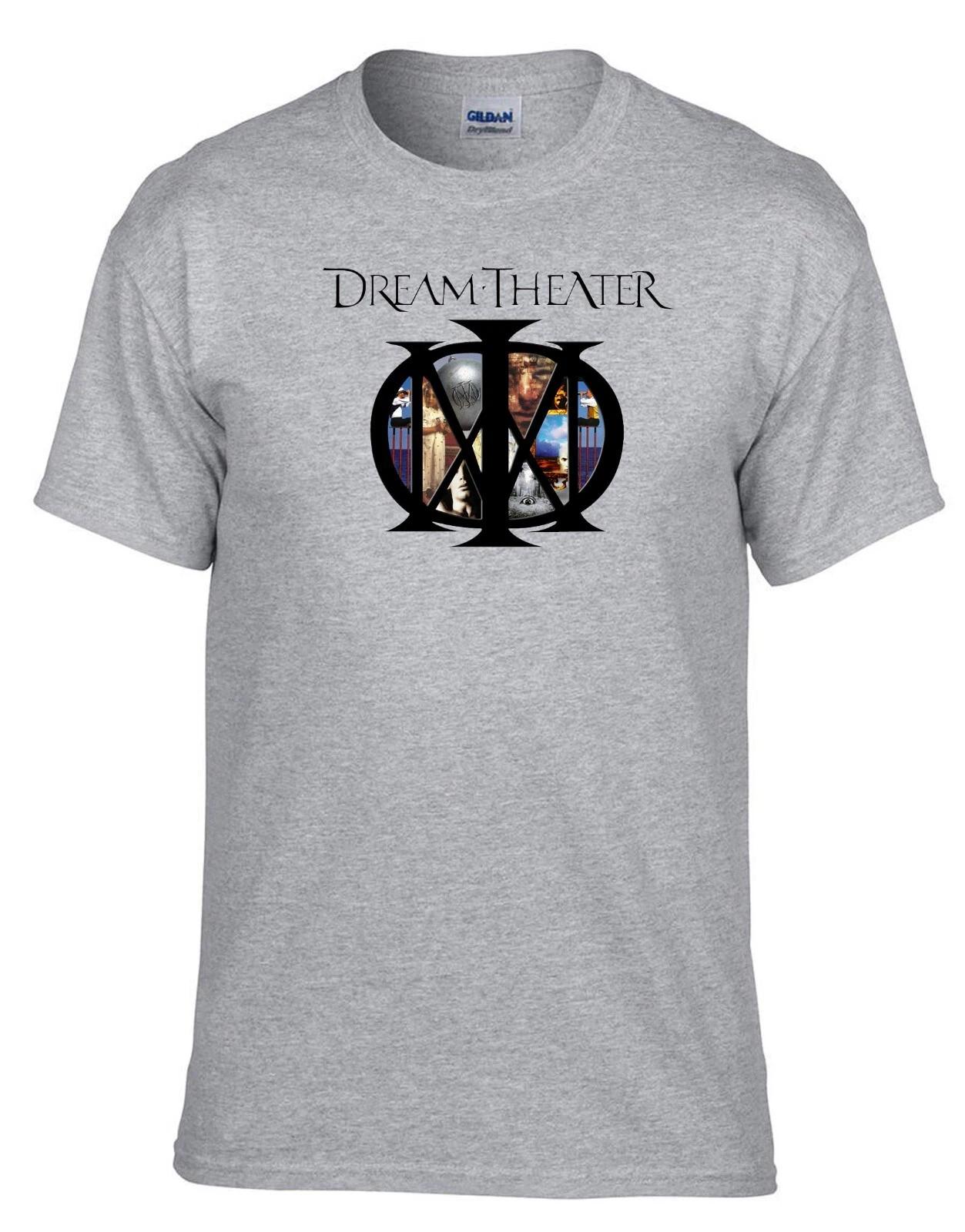 

Dream Theater Star Rock Music Logo Gray T-Shirt -063_Grey- 4XL