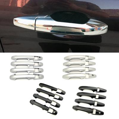 Honda Accord 7 Gen 2003-2007 için Karbon Fiber Renk Değiştirmek Tamir Krom Kapı kulp kılıfı Dekorasyon Trim Koruma