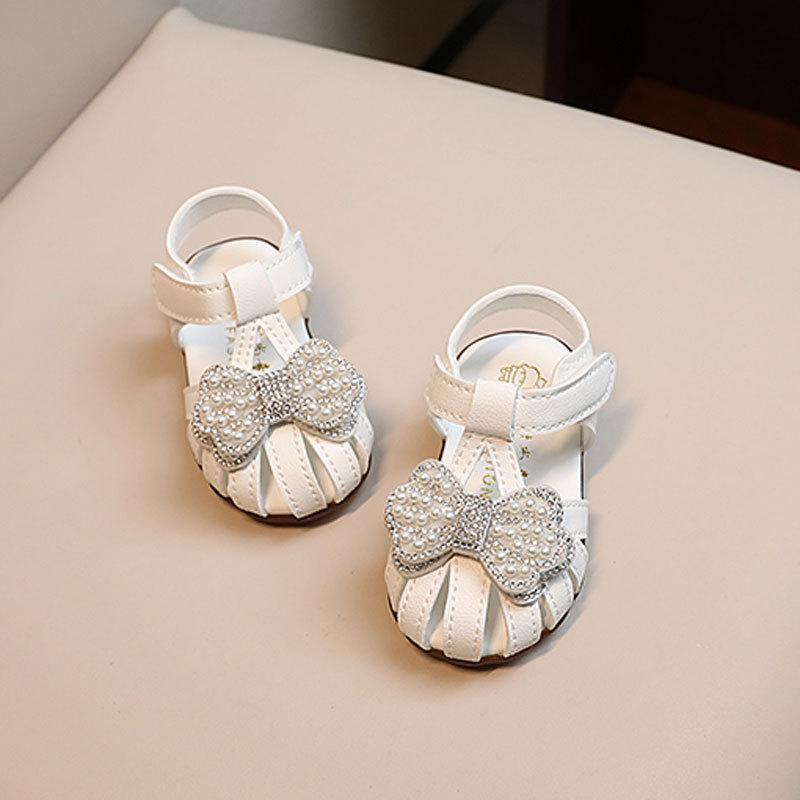 Baby Toddler Princess Shoes With Magic Tape For Summer Playtime