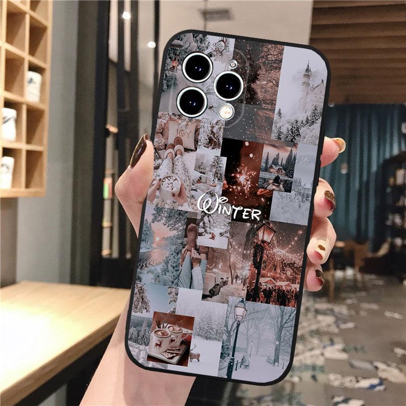 Phone Case Carcasa Funda For iPhone 17 Pro Max Air 16 15 14 13 Pro Max 15 16 Pro 15Plus Santa Christmas Tree Case