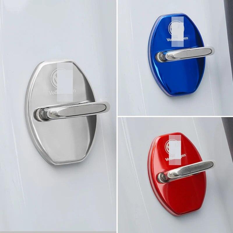 Car Door Lock Buckle Protection Cover For For Volkswagen VW Magotan Passat Golf Tiguan Sagitar Lamando MK7 MK8 Cc ID4 ID3 Bora