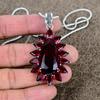Garnet Gemstone Handmade 925 Sterling Silver Jewelry Pendant 2.48" KKG-294