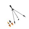 Leakproof Adjustable 360 Degree Tripod Sprinkler With 1Inch Quick Connector For Efficient Lawn Garden Irrigation System