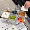 Luxury Snack Tray Candy Snack Tray Home Living Room Coffee Table High-end Dried Fruit Storage Box Home Kitchen Supplies