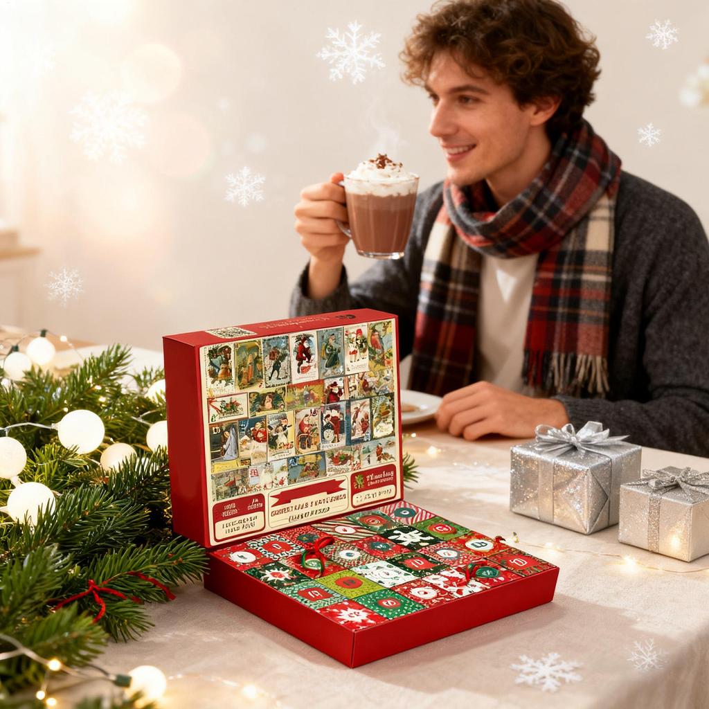 2025 Christmas Countdown Puzzle Calendar 24 Days Puzzles Countdown Calendar Christmas Family Games Jigsaw Countdown Calendar