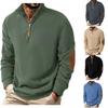 2025 Autumn/Winter Men's Outdoor Fleece Jacket with Stand-up Collar and Long Sleeves