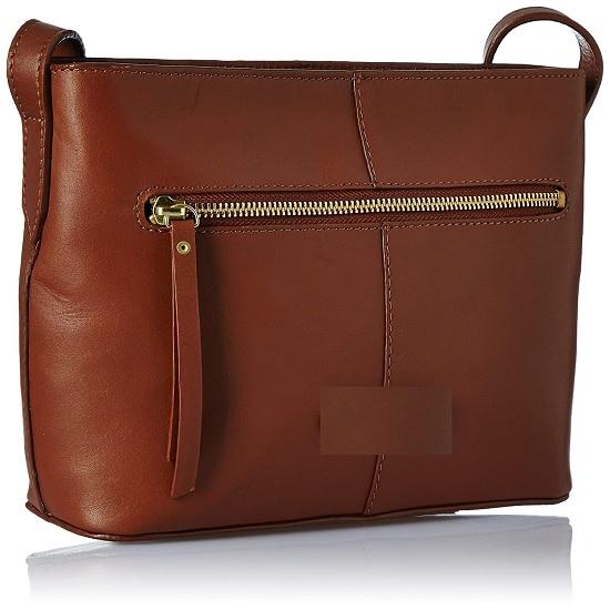 Geantă Noora din piele maro pentru femei