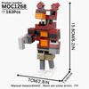 MOOXI FANF Horror Game Role Ducks Foxy Rabbit Bear MOC Bricks Model Kit DIY Diorama Children Toys Building Blocks Set Adult Gift