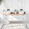 VidaXL Light Brown Bathroom Countertop 180x60x4 Cm Treated Wood 3156167