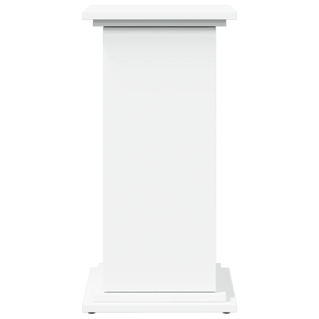 White Storage Pedestal 31 x 30 x 60 cm Engineered Wood