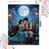 Disney Diamond Painting 5D DIY Aladdin Jasmine Diamond Painting Art Diamond Painting Kit Adult/Beginner Gift Idea Home Decor