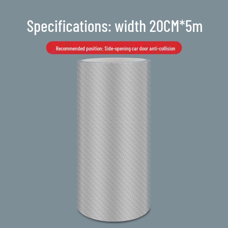 Carbon Fiber Universal Bumper & Sill Protector Sticker