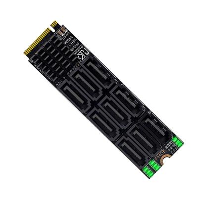 Adaptador Conversor NGFF NVMe M-Key PCI Express M.2 NGFF para 9 Portas SATA 3.0 6Gbps Placa de Expansão de Disco Rígido para Computadores NAS 2280 (9 Portos)