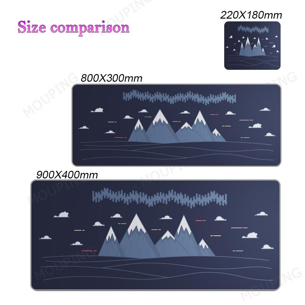 Space Mouse Pad Company Desk Mat Aesthetics 90x40 80x30 Pc Accessories Laptop Pad Large Table Mat Keyboard Deskmats Blue Office
