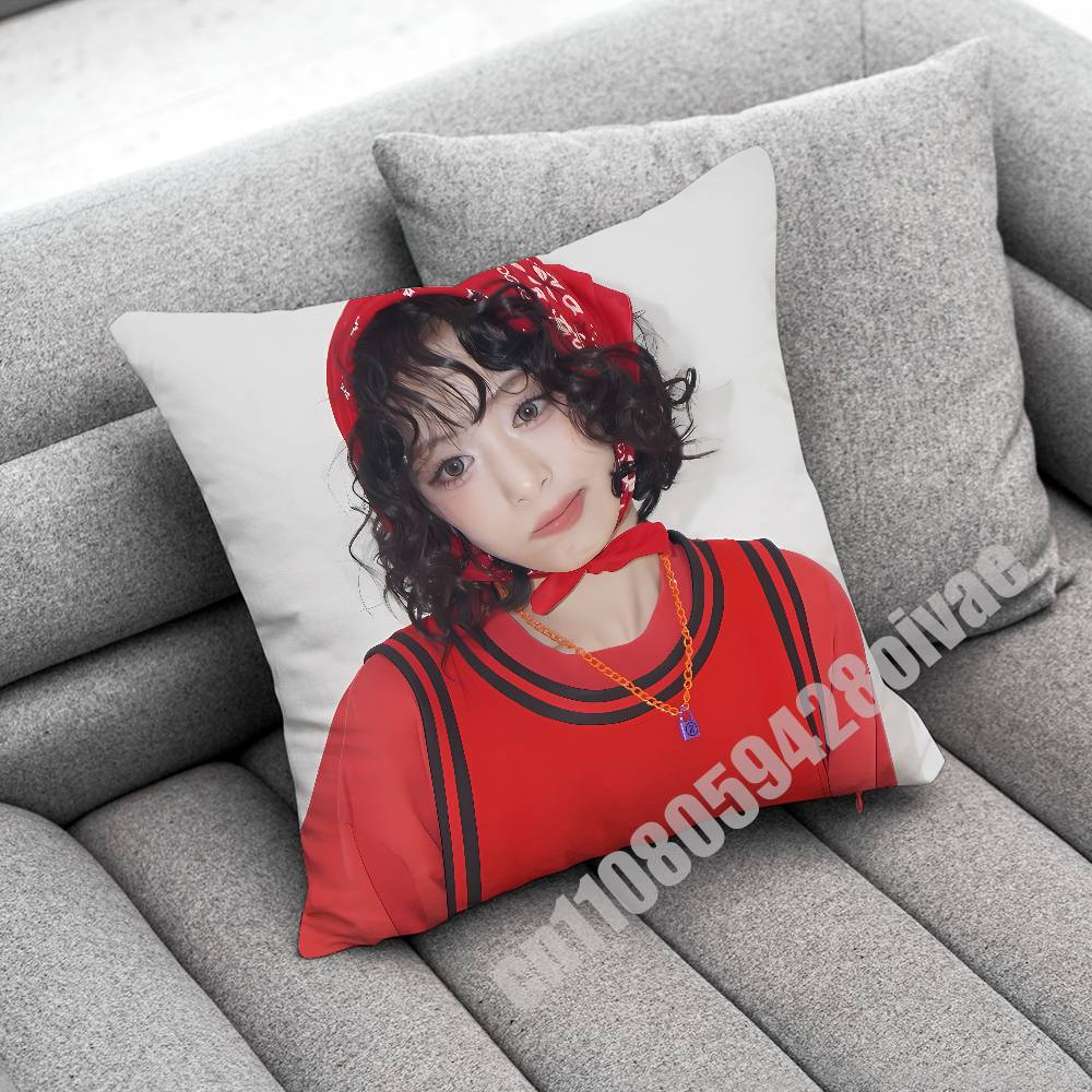Singer Girl AAhyeon Throw Pillow Case For Decoration Cm Xcm Square Sofa Pillowcase Case