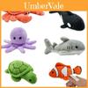 Cute Ocean Creature Finger Puppets Including Octopus Shark And Plush Sea Turtle For Kids