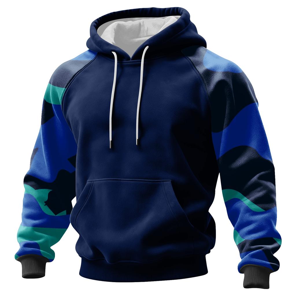 Men's Camouflage Sweatshirt Hoodie Men's Sports Large Size Casual Sweatshirt