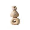 Abstract Sculpture Minimalist Geometric Textured for Shelf, Residents