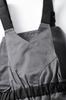Highline Planam Work Dungarees with Drawstring, Slate-Black-Red 25