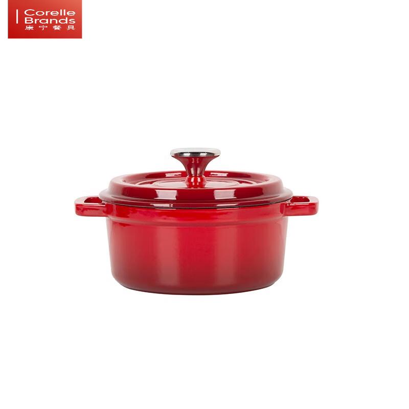 

Corning VISIONS Pyrex Enamel Cast Iron Casserole Pot