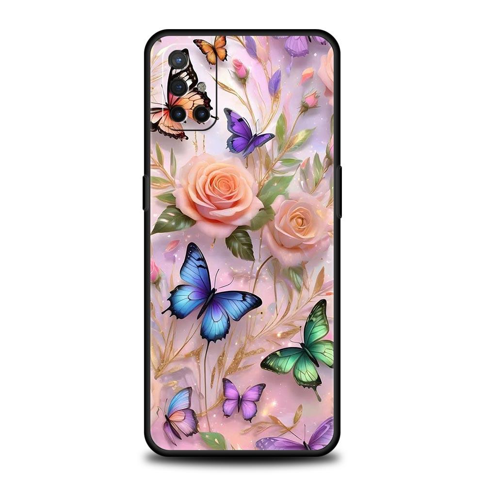 

Butterfly Design Phone Case For Oneplus 13R 13 12R 11 10T 10R Nord N100 N200 N10 10 9 9R 9RT CE 3 2 Z Pro 5G Soft TPU Cover Bags OnePlus 10R