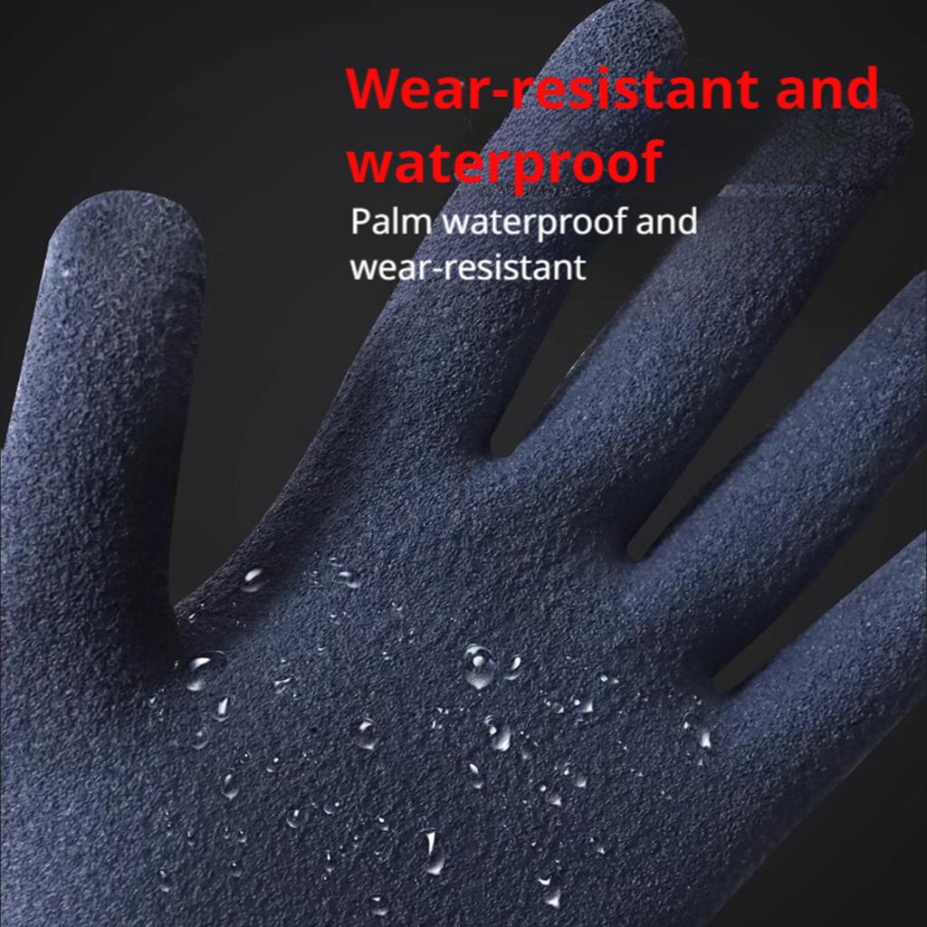 1/2Pairs 1000V Voltage Resistant Electrician Gloves Rubber Insulating Work Electrician Gloves for Electricians Prevent Shock