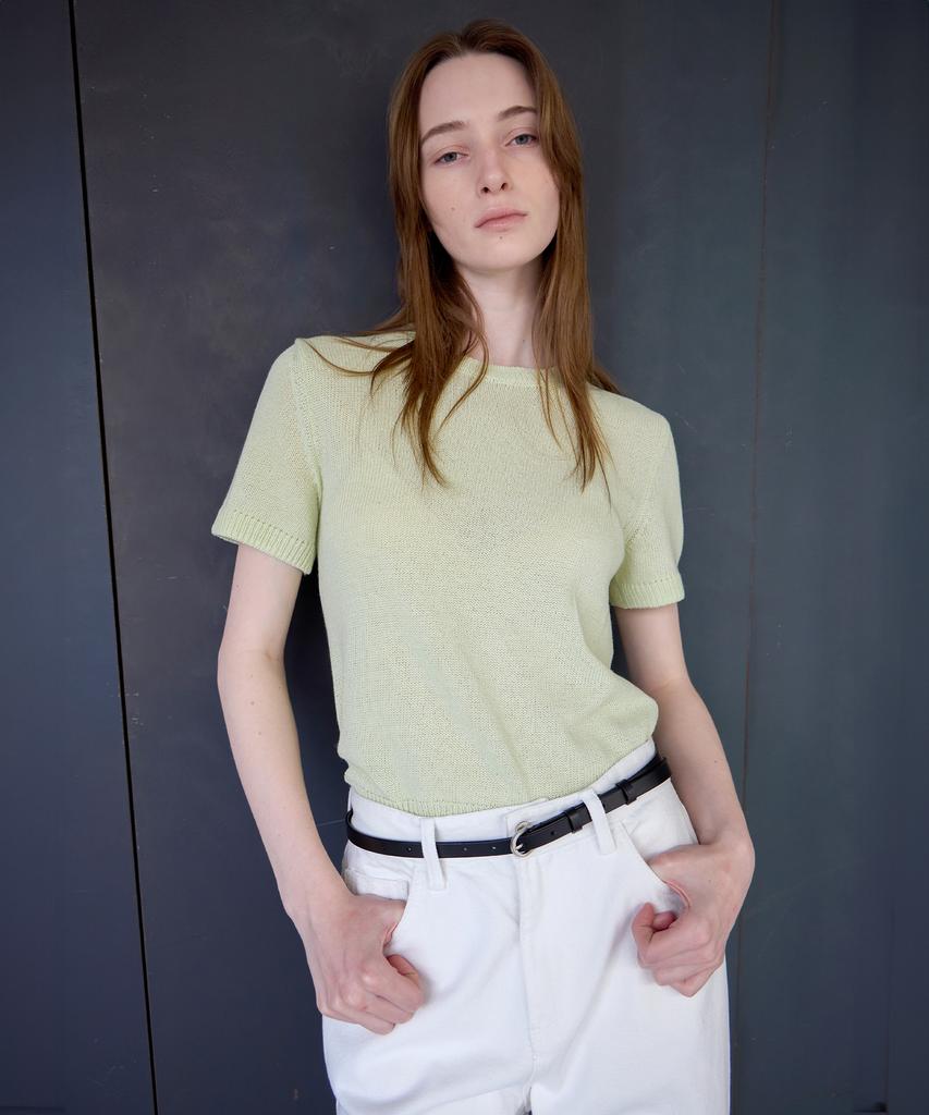 Leuba Fresh Cotton Round Knit - Mellow Mint