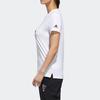 Adidas Sub Logo Tee Casual Sports Round Neck Short Sleeve T-Shirt Women Tops White GL5637