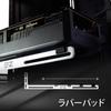 GPU Brace Support Holder To Fix Graphics Card Video Card Sag Holder 3mm Thickness Aluminum Alloy White EZDIY-FAB -