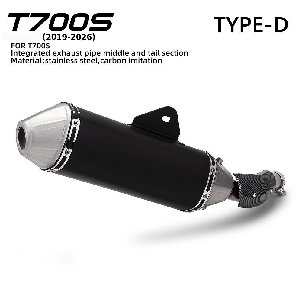 Modified Exhaust Tailpipe for T700, T700S, T148 Motorcycles