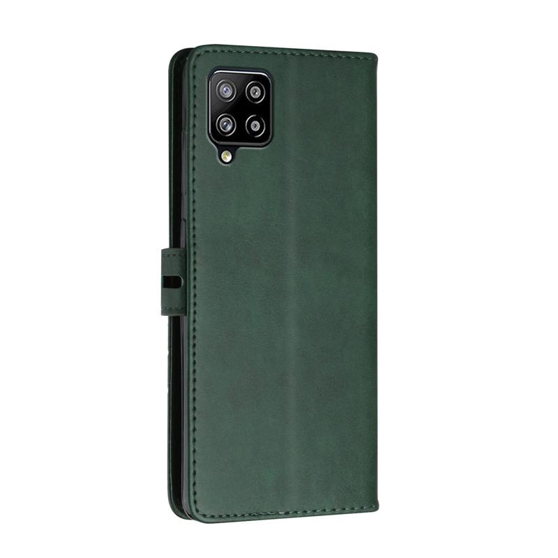 Leder Flip M12 Hülle für Samsung Galaxy M12 M 12 M51 M31s M02s F02s M42 5G Magnetischer Ständer Brieftasche Handyhülle Coque