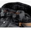 Herren Winterjacke mit Kapuze, dicker Parka-Mantel mit Fleece-Futter und mehreren Taschen