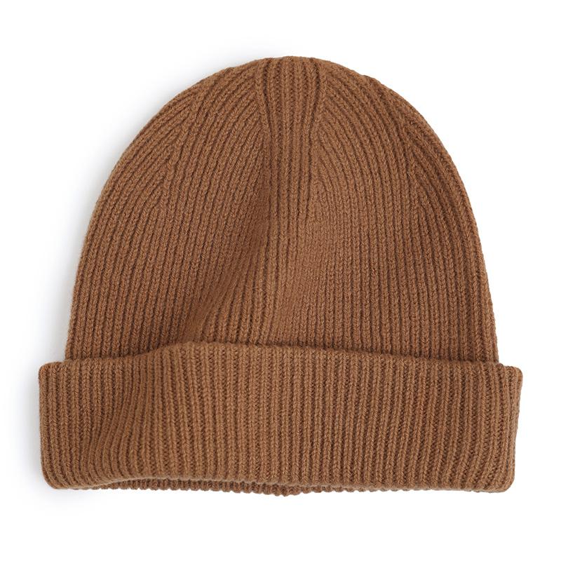 Custom Cute Luxury Warm 100% Lambs Wool Knitted Unisex Beanie Hats for Business & Travel with Hand Drawn Logo