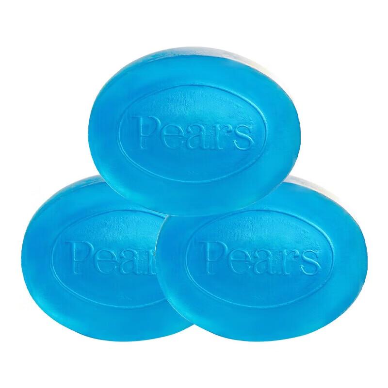 Pears Gemstone Blue Peppermint Crystal Soap (3 X 125g)