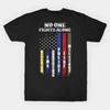 No One Fights Alone Flag for Hero American Flag DepartUnisext T Shirt Short Sleeve 100 Cotton Casual Tshirts Loose Top S3XL