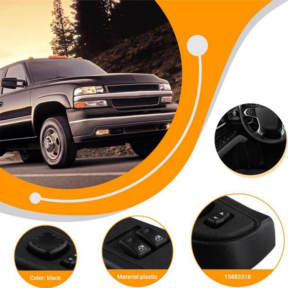 For 03-06 Chevy Silverado GMC Yukon LH Driver Side Power Window Switch 15883318