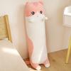 90cm-130cm Cute Giant Size Long Toy Pillow Stuffed Cat Long Throw Pillow Cushion Bed Use Home Sofa Decor Toys