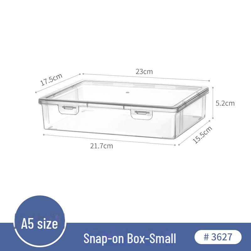 

Прозрачный пластиковый органайзер для документов формата А4 - ящик для хранения документов в офисе