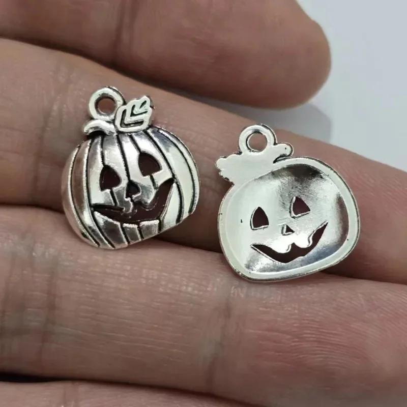 

10 шт. Хэллоуин Тыква Сплав Шармы Пародия Милые Подвески Для Изготовления Ручной Работы DIY Ювелирных Изделий Ожерелье Фурнитура